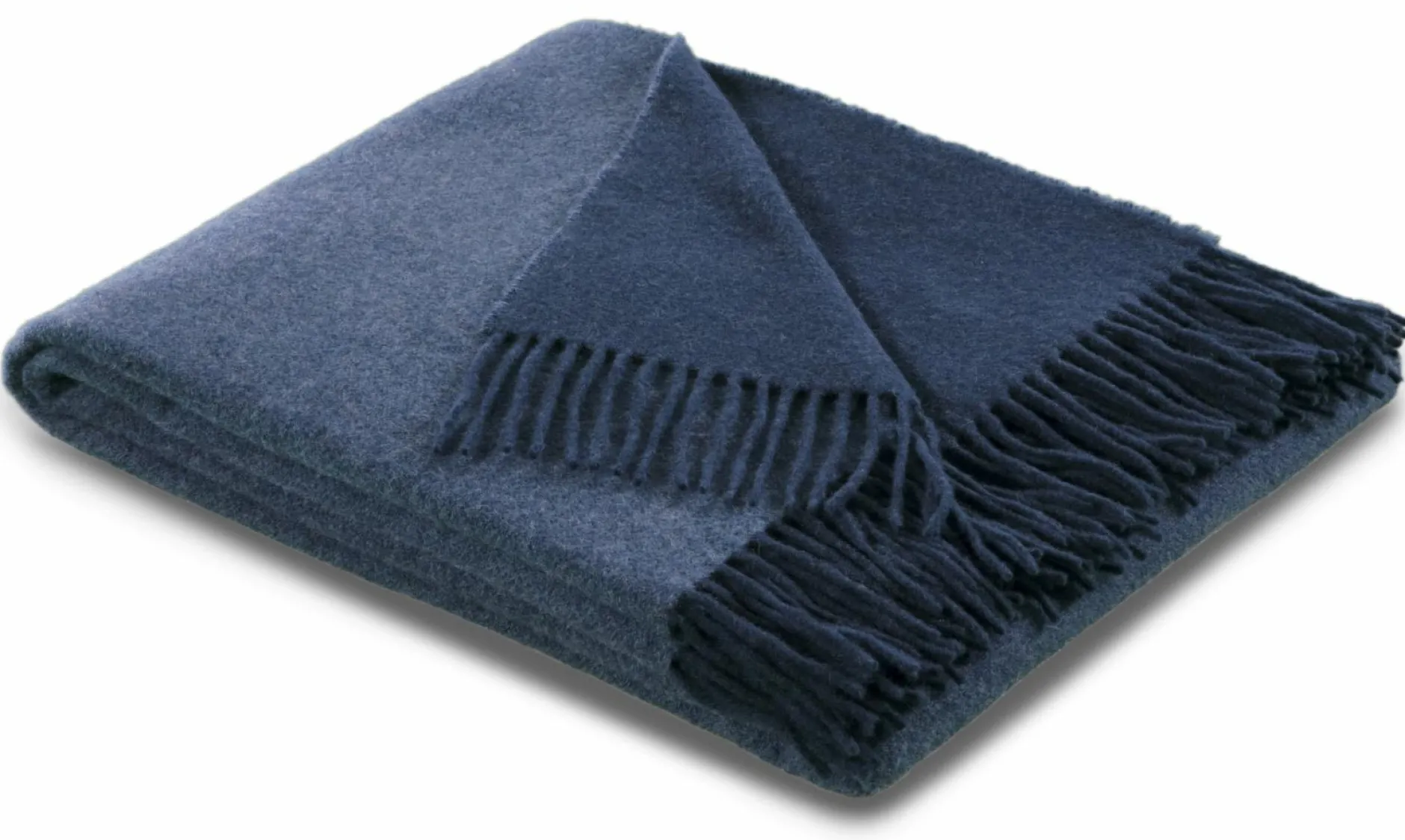 Outlet Plaid jeans-marine Decken|Decken & Kissen