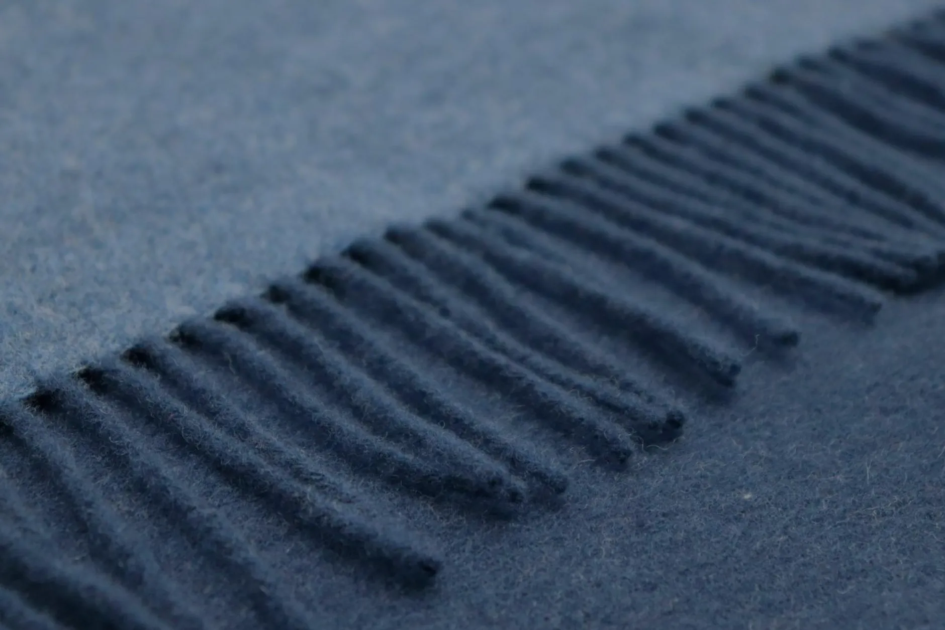 Outlet Plaid jeans-marine Decken|Decken & Kissen