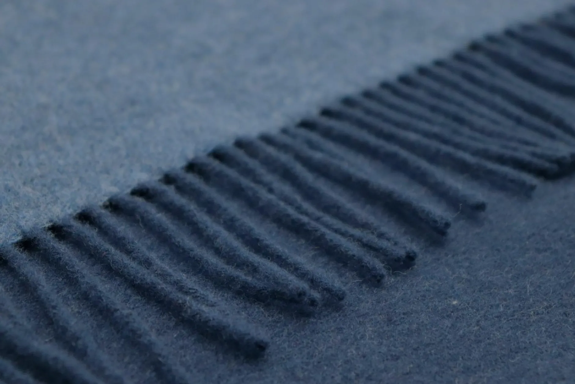 Outlet Plaid jeans-marine Decken|Decken & Kissen