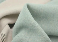 Plaid salvia-creme Decken|Decken & Kissen