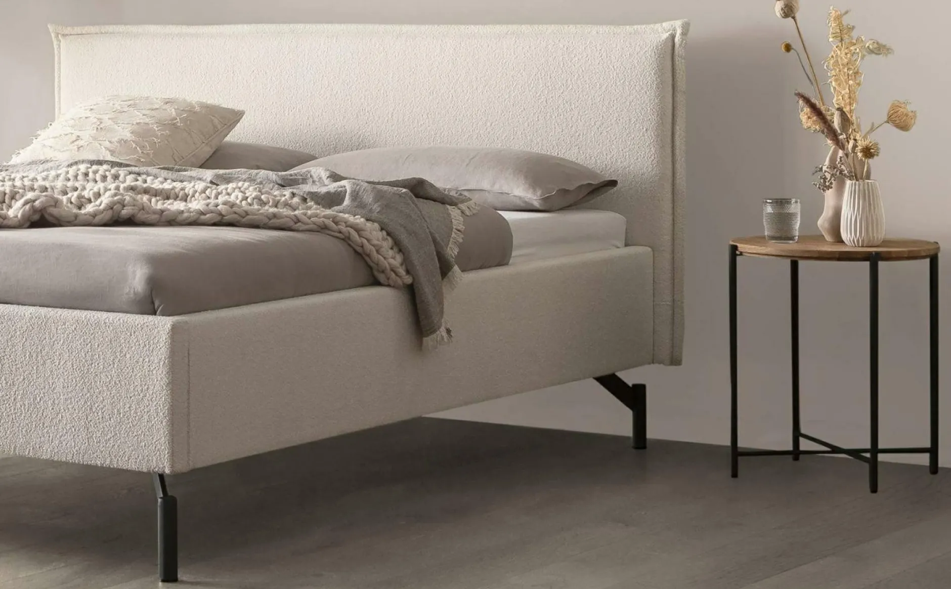 Outlet Polsterbett MARLA Betten|Polsterbetten