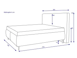 Outlet Polsterbett DELUXE Polsterbetten