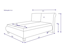 Sale Polsterbett KISA Betten|Polsterbetten