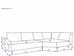 Online Polsterecke 16660 BOONIE Polstermöbel|Polsterecken