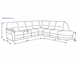 Outlet Polsterecke PIERRE Polsterecken