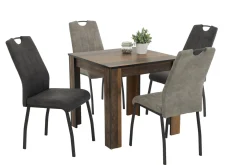 Discount Polsterstuhl ELIF II 4er Set Polsterstühle