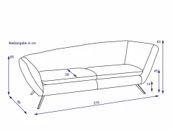 Best Recamiere CHARLSTON Einzelsofas