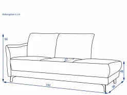 New Recamiere PIATTO Einzelsofas