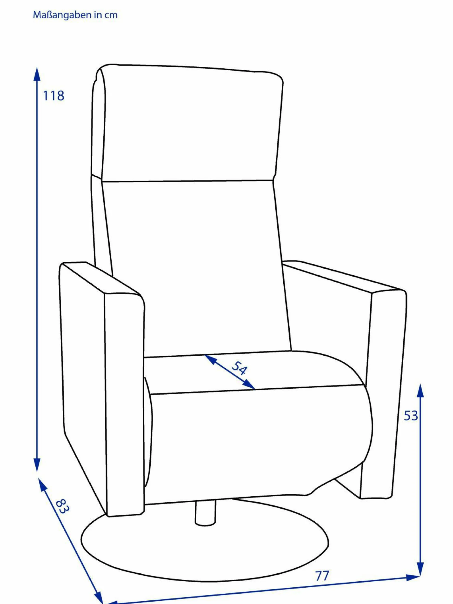 Outlet Relaxsessel EM 210 Sessel|Fernseh- & Relaxsessel