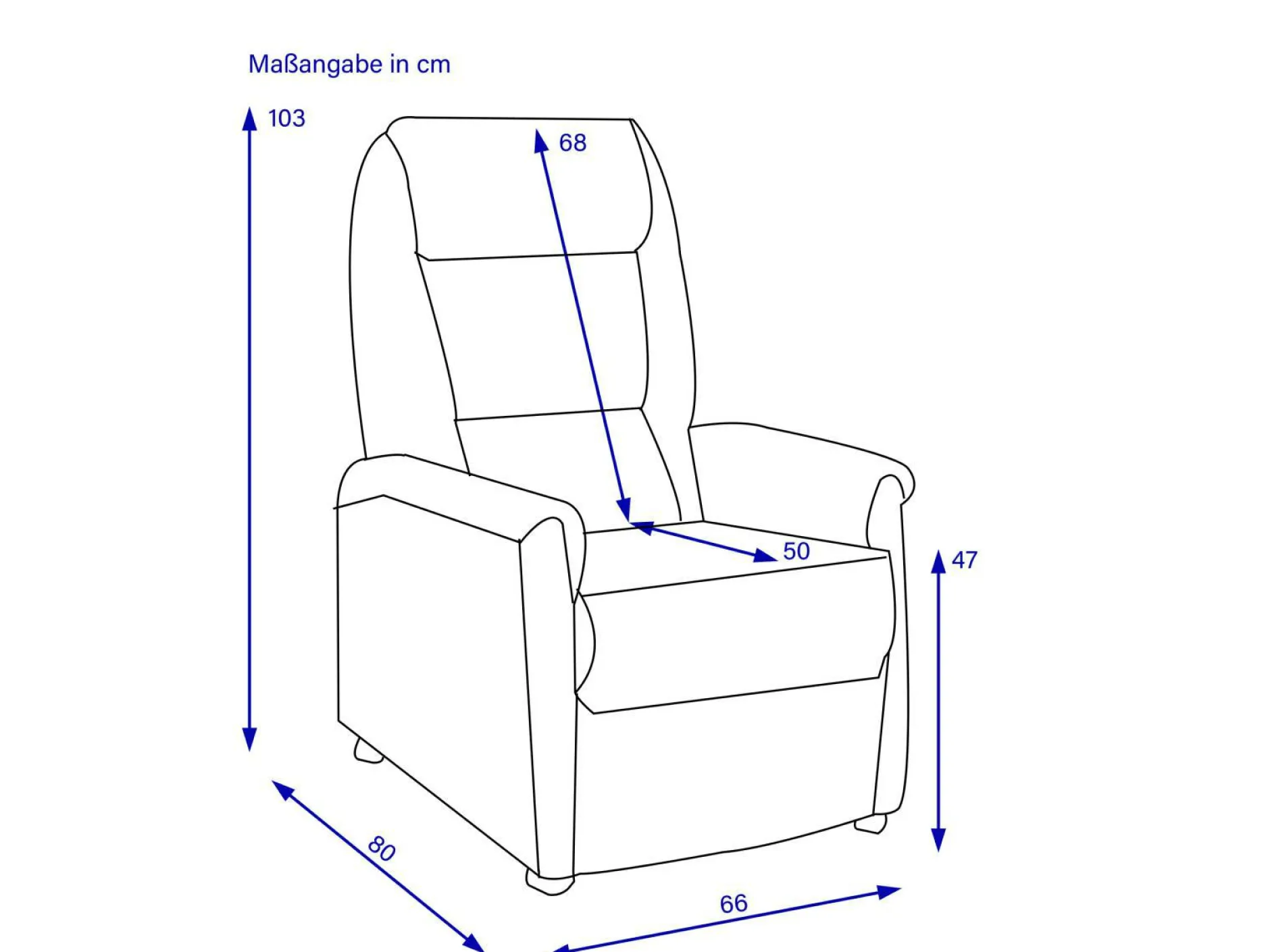 Hot Relaxsessel JUTTA Sessel|Fernseh- & Relaxsessel