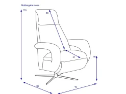 Hot Relaxsessel MINAKO Sessel|Fernseh- & Relaxsessel