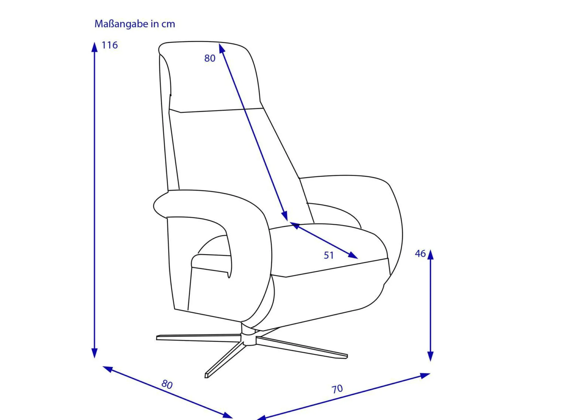 Hot Relaxsessel MINAKO Sessel|Fernseh- & Relaxsessel