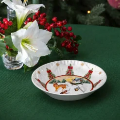 Hot Schale Schneemann mit Tieren Weihnachtsdekoration