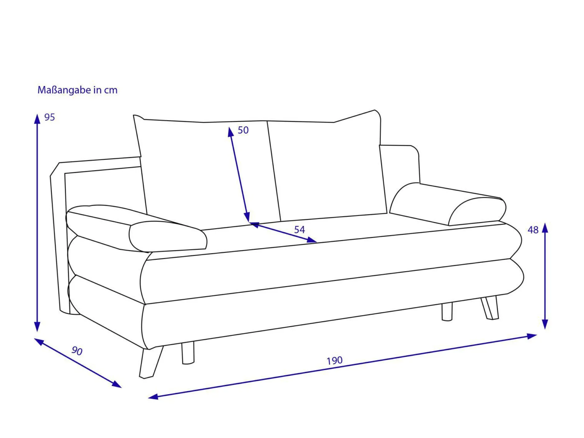 Clearance Schlafsofa GINA Schlafsofas|Schlafsofas