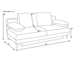 Discount Schlafsofa JAEN Schlafsofas|Schlafsofas