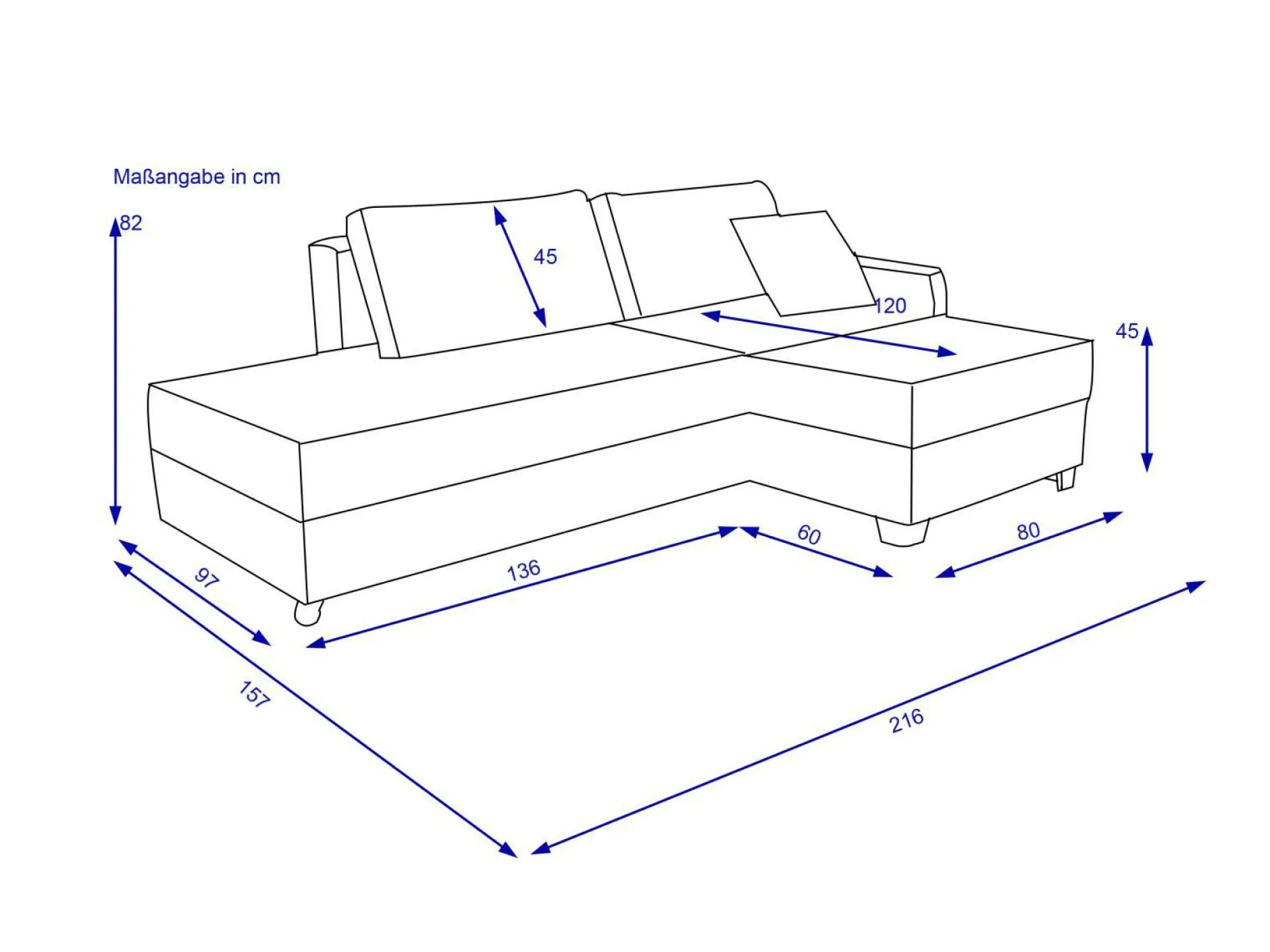Outlet Schlafsofa JANESVILLE Schlafsofas|Schlafsofas