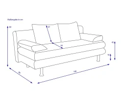 Sale Schlafsofa SAKAI Schlafsofas|Polstermöbel
