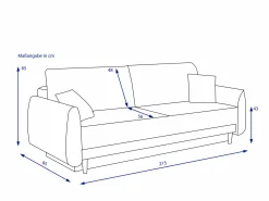 Clearance Schlafsofa STEPHANIE Schlafsofas|Schlafsofas