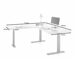 Online Schreibtisch BIRCHES Höhenverstellbare Schreibtische|Schreibtische