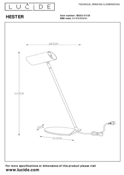 New Schreibtischleuchte HESTER Tischleuchten|Schreibtischleuchten