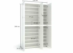 New Schuhschrank MISTER BIANCO Schuhschränke|Schränke