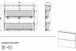 Best Schuhschrank RENELL Schuhschränke|Schränke