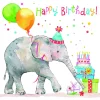 New Servietten BIRTHDAY ELEPHANT Servietten