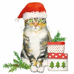 Discount Servietten CHRISTMAS KITTY Servietten