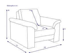 Online Sessel BOLOGNA Einzel- & Loungesessel