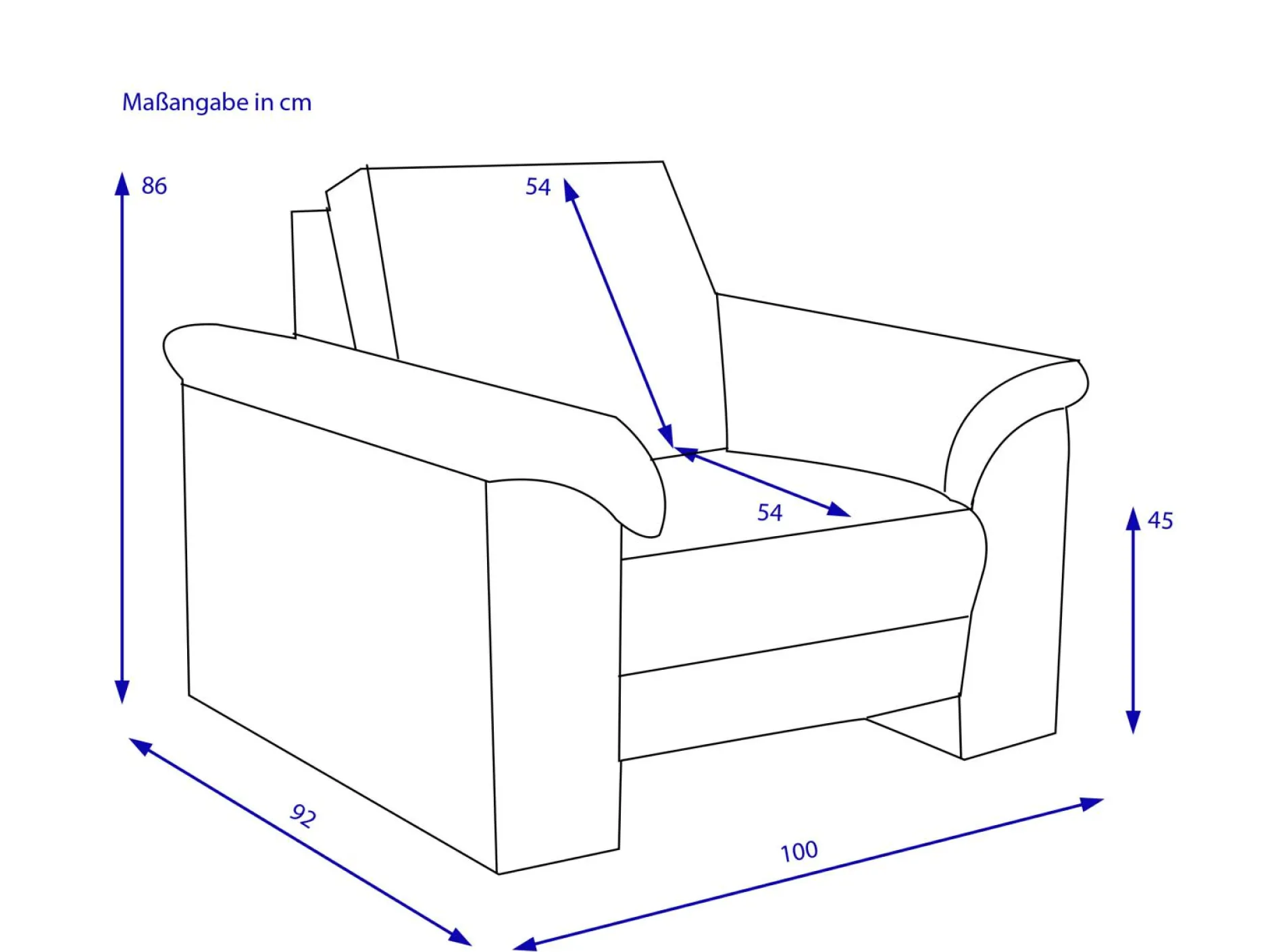 Online Sessel BOLOGNA Einzel- & Loungesessel