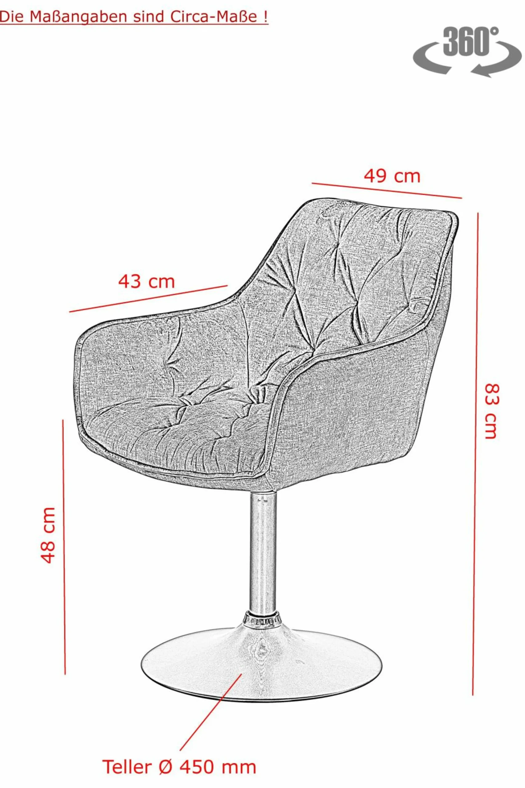 Sessel BIRTE S 2er Set Polsterstühle