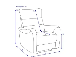 Discount Sessel HAIFA Polstermöbel|Einzel- & Loungesessel