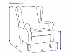 Outlet Sessel BINZ Polstermöbel|Einzel- & Loungesessel