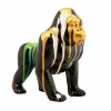 Skulptur BUNTER GORILLA Dekoration