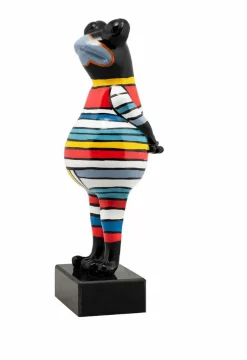 Best Skulptur GESTREIFTER FROSCH Dekoration