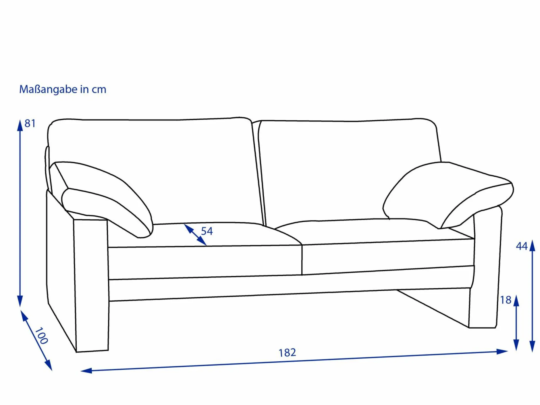 Sale Sofa 2,5 Sitzer CLASSICS 300 Einzelsofas