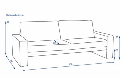 Hot Sofa 2,5 Sitzer CLASSICS 100 Einzelsofas