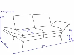 Sofa 2 Sitzer Assea Einzelsofas