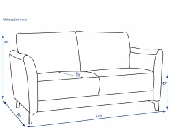 Sofa 2,5 SITZER PIATTO Einzelsofas