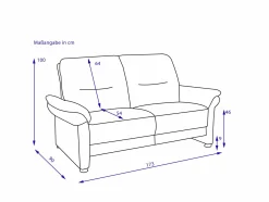 Sale Sofa 2,5 Sitzer RECITA Einzelsofas
