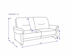 Best Sofa 3 Sitzer RECITA Einzelsofas