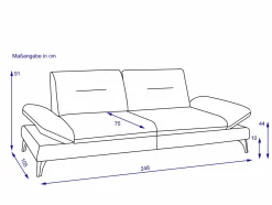 Sale Sofa 3 Sitzer PACIFIC Einzelsofas