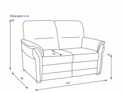 Sale Sofa 2 Sitzer PIERRE Einzelsofas