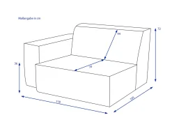 Best Sofaelement CROSWELL Sofaelemente