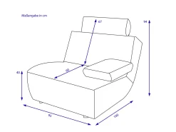 Sofaelement AVEIRO Sofaelemente