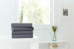 Outlet Spannbettlaken Jersey anthr. Spannbettlaken|Spannbetttücher