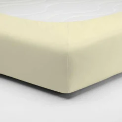 Clearance Spannbettlaken Jersey ecru Spannbettlaken|Spannbetttücher