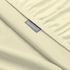 Clearance Spannbettlaken Jersey ecru Spannbettlaken|Spannbetttücher