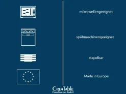 Clearance Speiseteller MAGIC BLACK Geschirr|Gedeckter Tisch