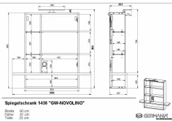 Discount Spiegelschrank Novolino Spiegelschränke|Spiegelschränke
